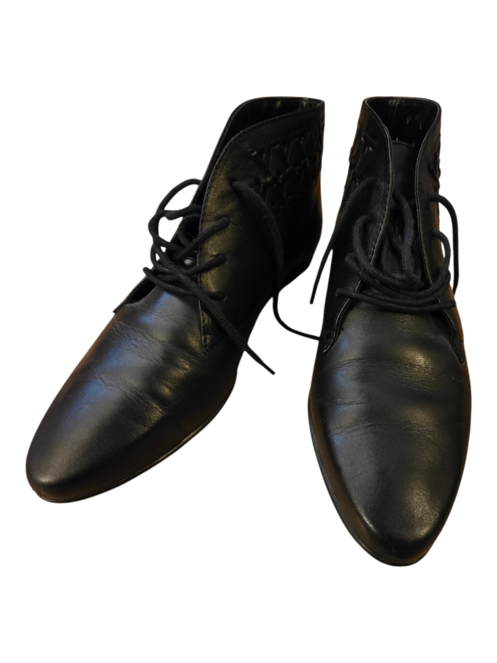 Vintage ELLEMENNO Lace Up Booties